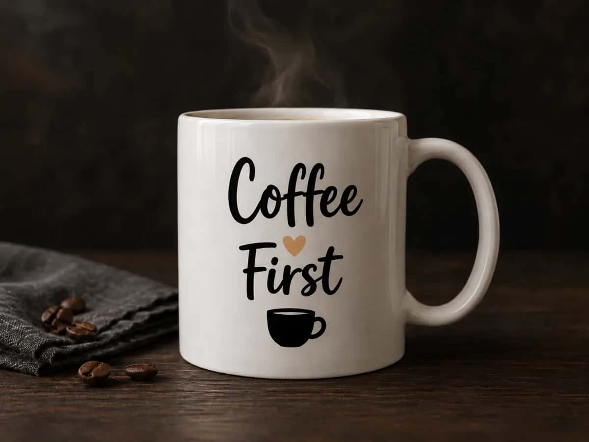 A coffee mug