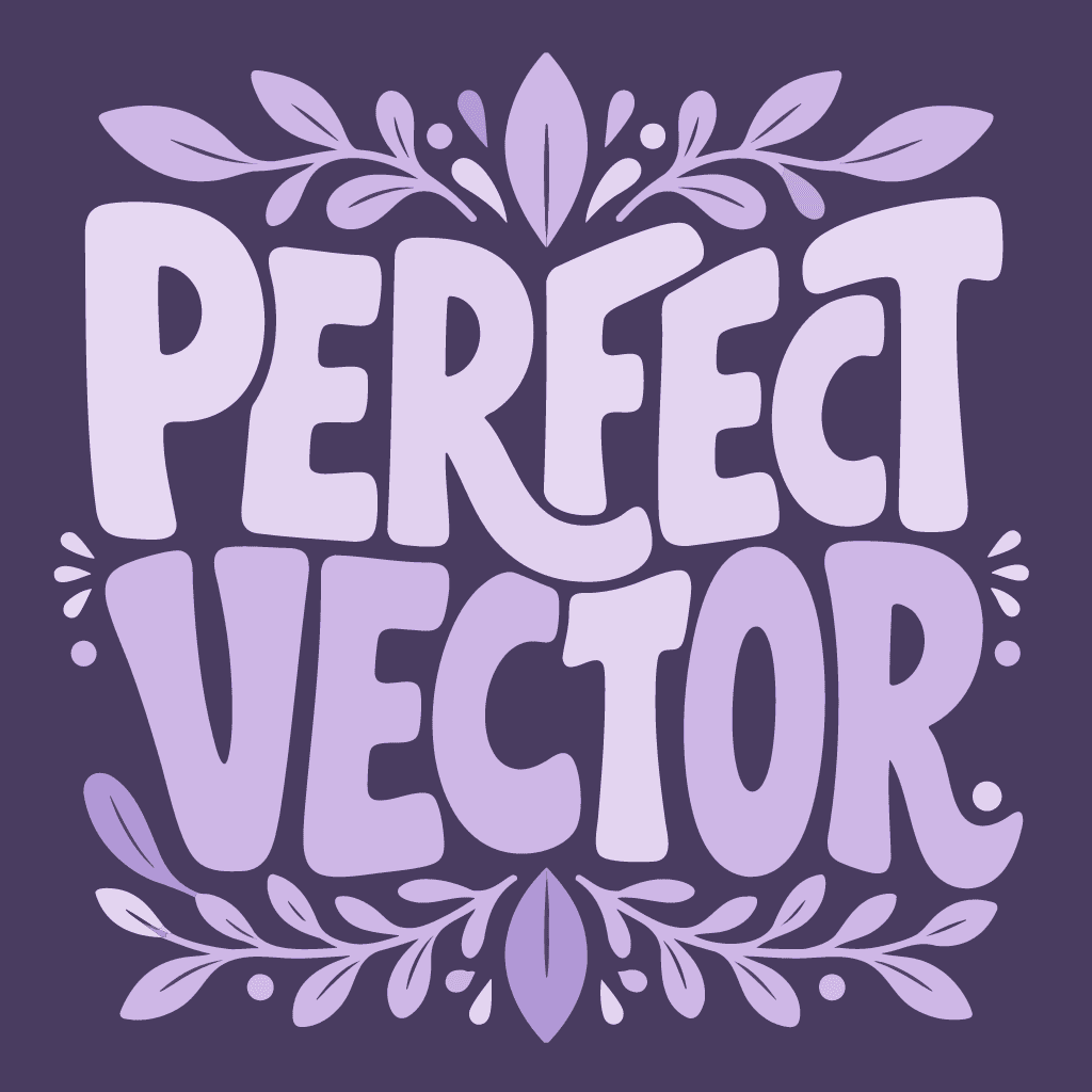 O mesmo recorte do logotipo como um SVG limpo do PerfectVector, com bordas nítidas que permanecem afiadas no mesmo zoom
