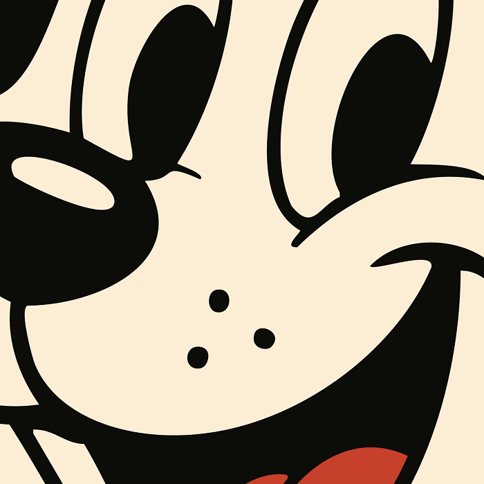 The same Procreate illustration traced into a clean SVG by PerfectVector, with crisp edges that stay sharp at the same zoom