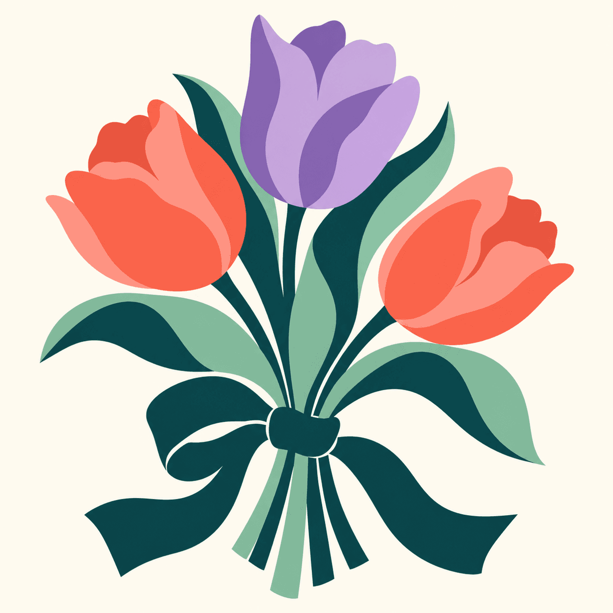Ramo de tulipanes